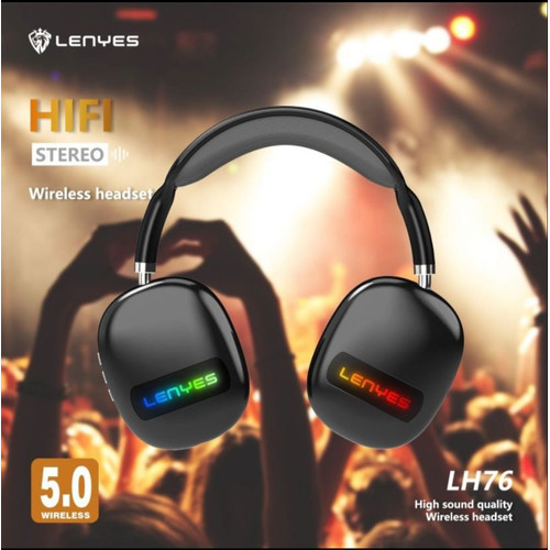 lenyes wireless headset lh76 - الصورة 3