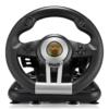 PXN V3 Pro Racing Wheel – مقود ألعاب مع دواسات وفرامل واهتزاز للكمبيوتر وPS4 وXbox - Image 2