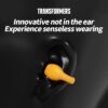 TRANSFORMERS TF-T05 Earphones Bluetooth 5.3, Yellow - Image 6