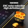 TRANSFORMERS TF-T05 Earphones Bluetooth 5.3, Yellow - Image 5