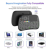 Porodo Gaming Universal Keyboard Remote & Mouse - Black - Image 3