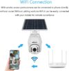 1080P Solar Powered 2MP Wireless Security Camera Waterproof Rechargeable Security Camera with Full Color Support PIR Human Detection, Two Beeps, Remote Access - Image 4