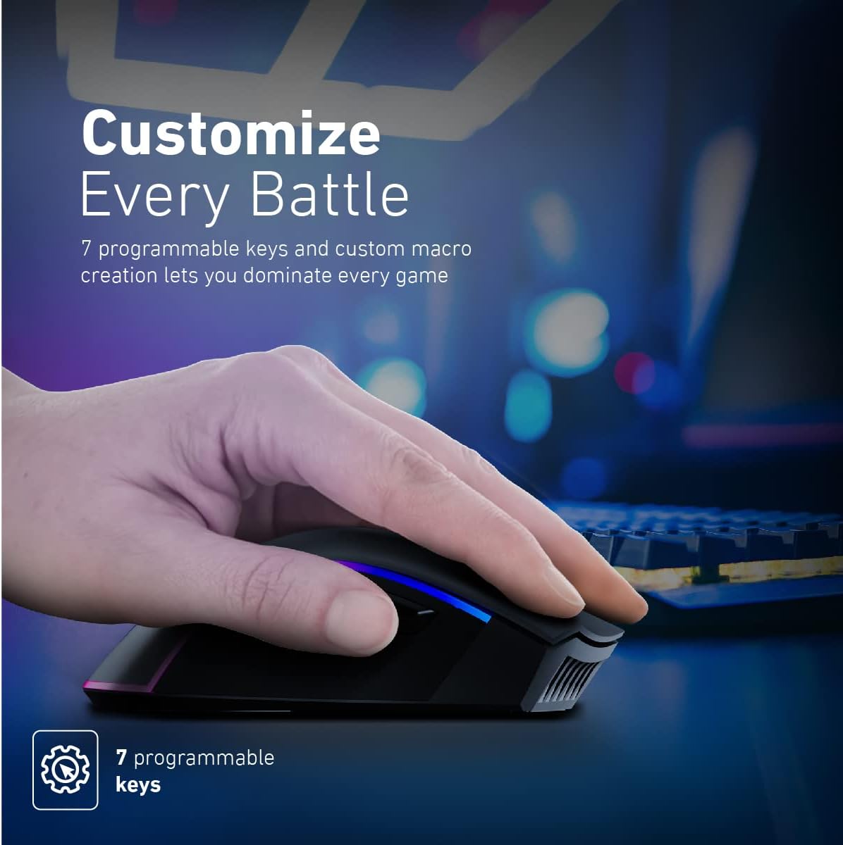 vertux mustang wireless gaming mouse - الصورة 6