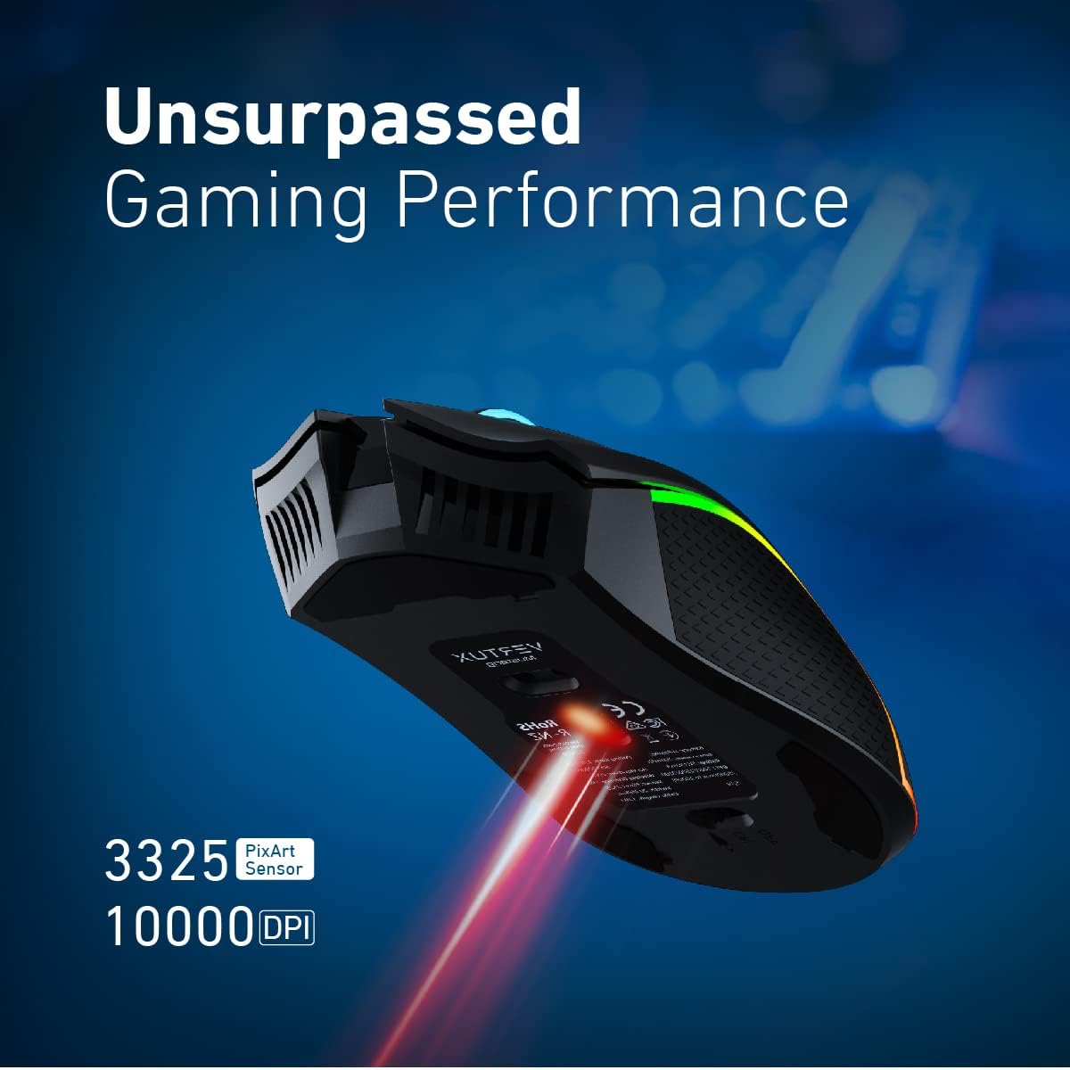 vertux mustang wireless gaming mouse - الصورة 7