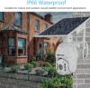 1080P Solar Powered 2MP Wireless Security Camera Waterproof Rechargeable Security Camera with Full Color Support PIR Human Detection, Two Beeps, Remote Access - Image 7