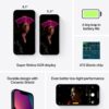 ⁦Apple iPhone 13 (128GB) - Midnight⁩ - الصورة ⁦5⁩