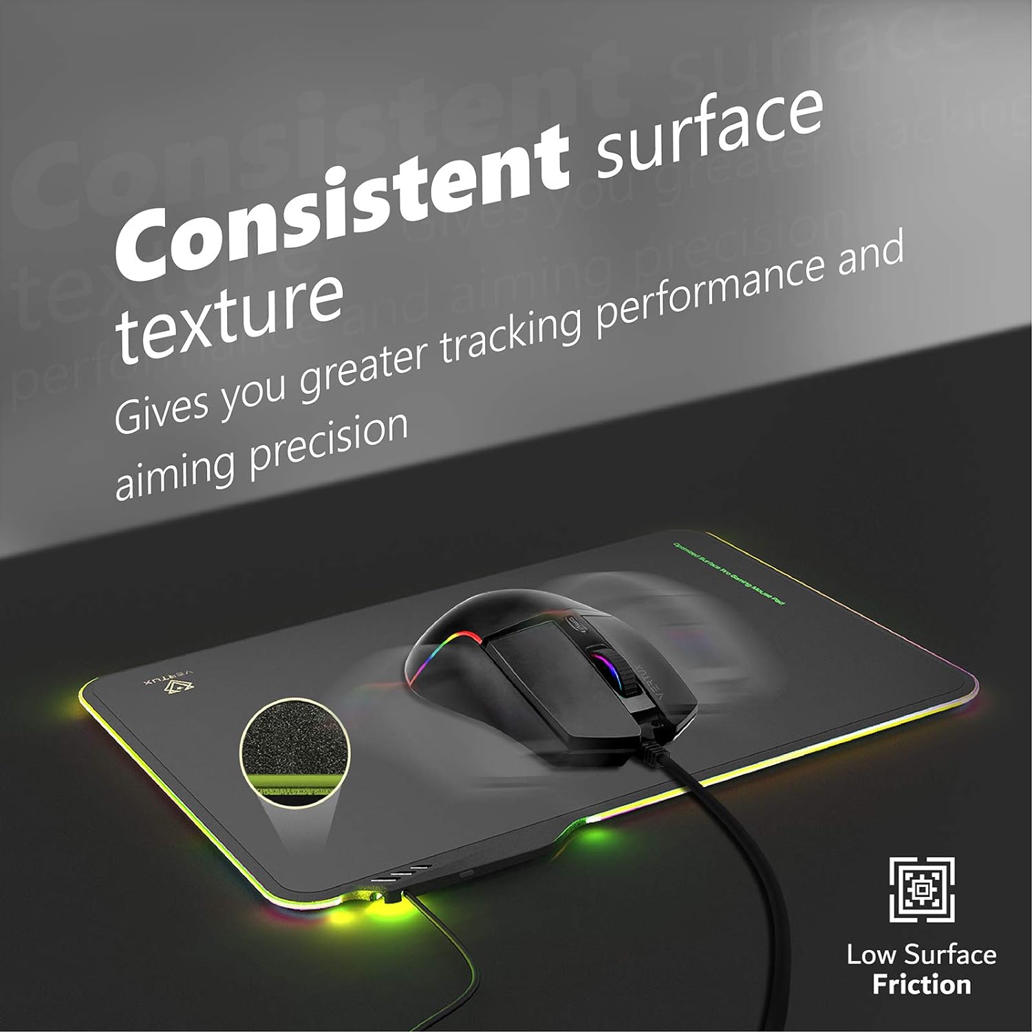 vertux gaming mouse pad - الصورة 3