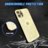 ⁦Golden Phone Case Luxury Design for iPhone 13/13Pro/13 Pro Max 12/12Pro/12 Pro Max Mobile Phone Case (iPhone 13Pro Max)⁩ - الصورة ⁦3⁩