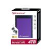 ⁦Transcend 4TB StoreJet 25H3 2.5-inch USB3.0 Portable Hard Drive⁩ - الصورة ⁦2⁩