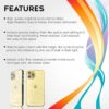 ⁦Golden Phone Case Luxury Design for iPhone 13/13Pro/13 Pro Max 12/12Pro/12 Pro Max Mobile Phone Case (iPhone 13Pro Max)⁩ - الصورة ⁦6⁩