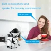 ⁦2022 HD Wireless IP Robot Camera 1080P Wifi Cameras IP Network Camera for Home Ultra Clear Night vision 180 Rotation Body Sensing⁩ - الصورة ⁦5⁩