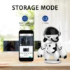 ⁦2022 HD Wireless IP Robot Camera 1080P Wifi Cameras IP Network Camera for Home Ultra Clear Night vision 180 Rotation Body Sensing⁩ - الصورة ⁦4⁩