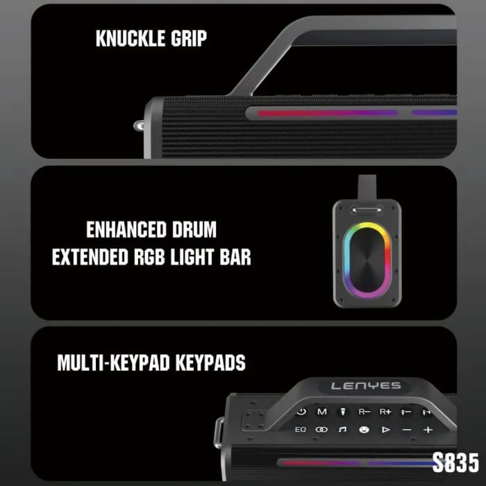 lenyes ktv speaker s835 - الصورة 3