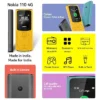 ⁦Nokia 110 4G 128MB Dual Sim Mobile 48MB RAM TA-1384 Yellow⁩ - الصورة ⁦4⁩