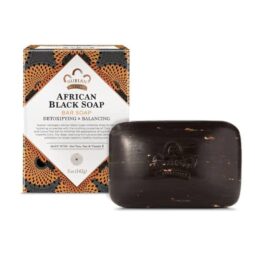 nubian heritage african black soap with shea butter, oats & aloe – deep cleansing bar – 5 oz