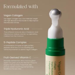Alternative view of axis-y vegan collagen eye serum – firming & brightening anti-aging treatment – 10ml