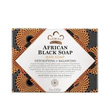 Alternative view of nubian heritage african black soap with shea butter, oats & aloe – deep cleansing bar – 5 oz
