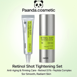Retinol Shot Tightening Set – Anti-Aging & Firming Care by Paanda.cosmetic, featuring Retinol 0.1% and Peptide Complex for smoother, firmer skin.
