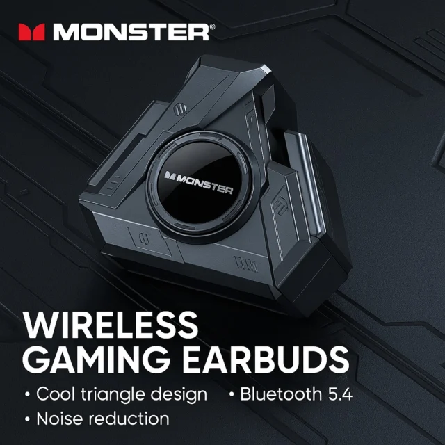 🎧 Monster Wireless Gaming Earbuds
Powerful sound, futuristic design, built for gamers.
✨ Key Features:
✅ Cool triangle design
✅ Bluetooth 5.4 seamless connection
✅ Noise reduction for immersive gameplay
🔥 Level up your audio – Available now at Paanda Store!
#PaandaStore #Monster #GamingEarbuds #WirelessAudio #ProGaming