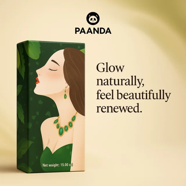 💚 Natural Radiance Face Serum 💚
Bring out your natural glow with the power of botanical ingredients!
This lightweight serum deeply hydrates, nourishes, and leaves your skin feeling soft, smooth, and beautifully refreshed.

✨ Deep Hydration & Glow
🌿 Enriched with Natural Extracts
💧 Lightweight, Non-Greasy Formula
🌸 Perfect for Daily Use

#PaandaCosmetic #FaceSerum #GlowingSkin #NaturalCare #Hydration #SkincareRoutine #SoftSkin